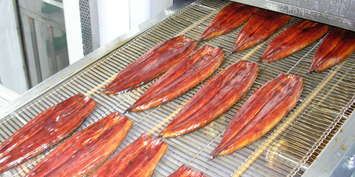 roasted Eel Pre-cooling